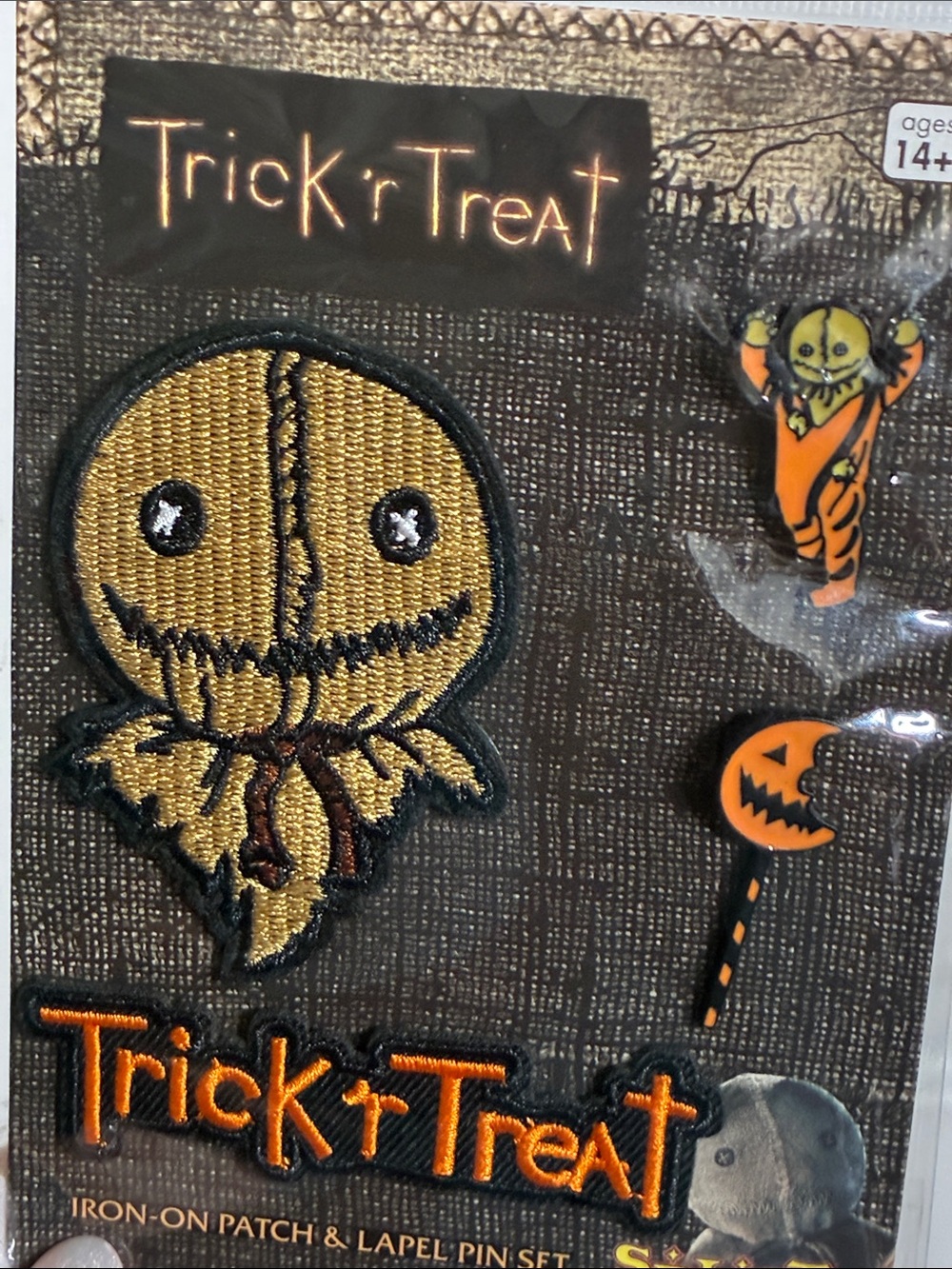 Trick R Treat pin & patch set
